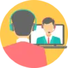 Pictogramme visioconférence