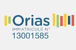 Logo Orias, immatriculation numéro 13001585