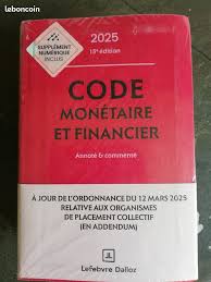 code monetaire et financier CMF 20 ans anniversaire