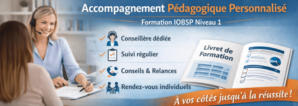 accompagnement pédagogique formation IOBSP niveau 1
