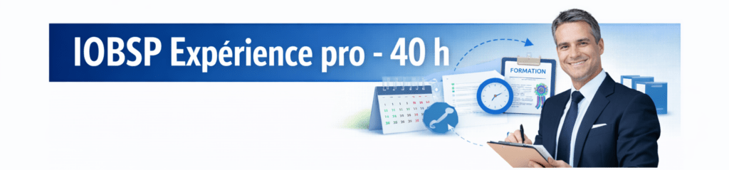 Formation IOBSP expérience pro 40h