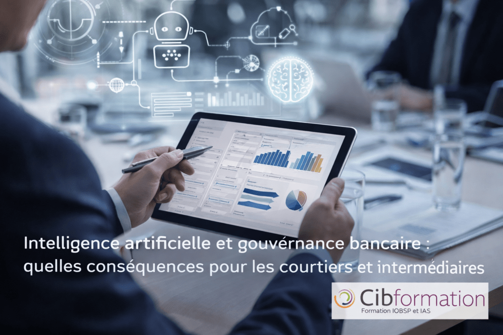 gouvernance bancaire IA conséquence courtier crédit