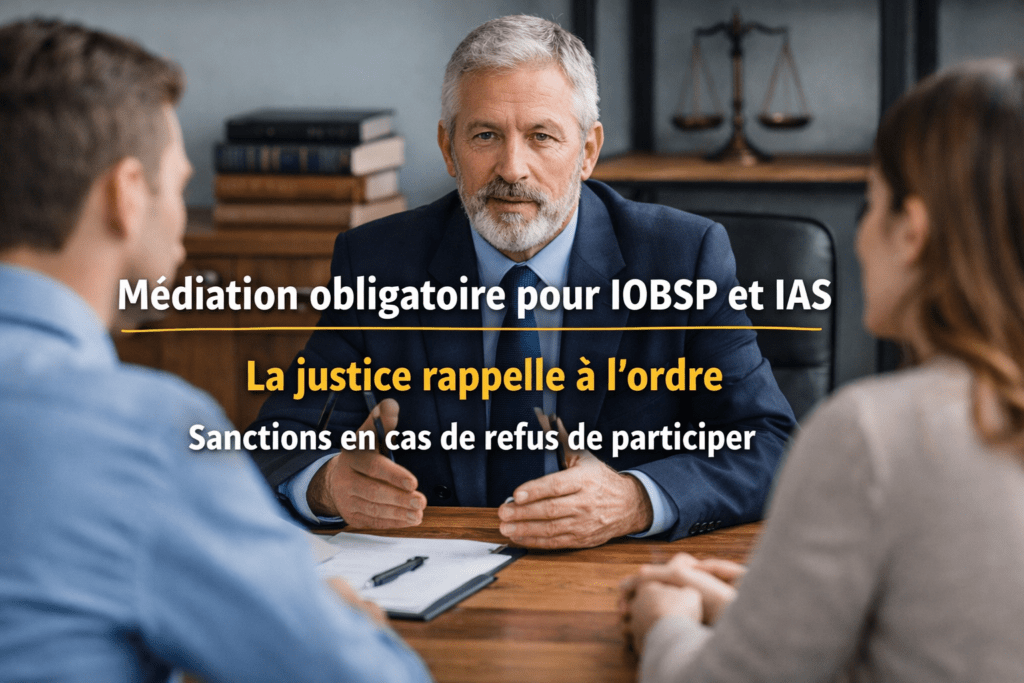 médiation obligatoire IOBSP et IAS sanction