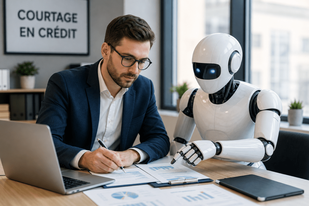 courtier credit immobilier et IA