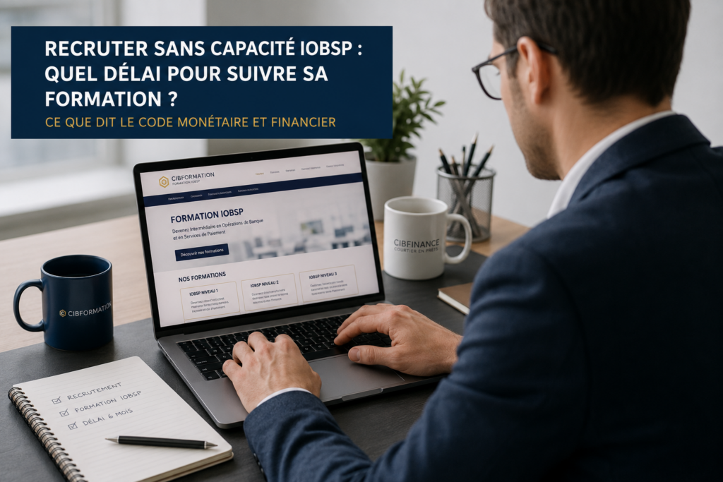 salarié recruté sans capacité IOBSP quel délai 6 mois