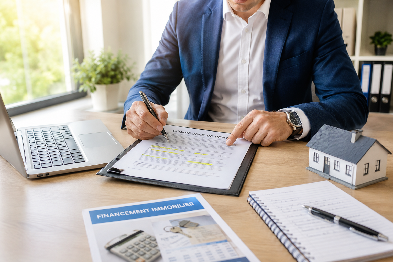 compromis de vente,courtier crédit,mandat