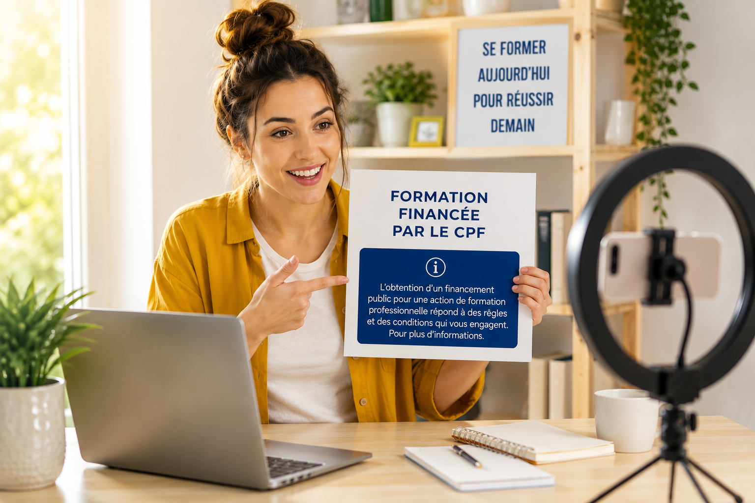 formation financée,CPF,influenceurs,mention obligatoire